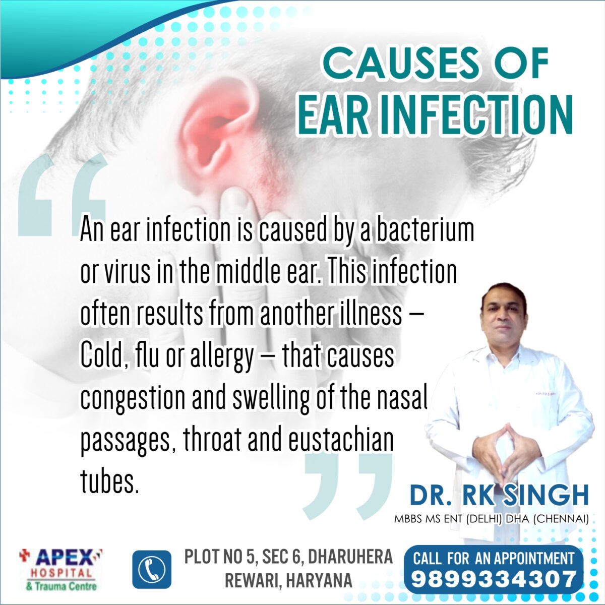 causes-of-ear-infection-apex-hospital-trauma-centre